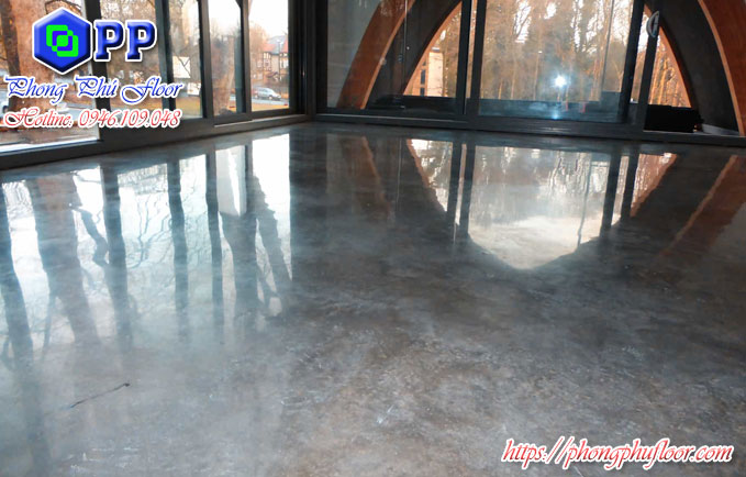 Đánh bóng sàn bê tông sẽ làm cho không gian nhà ở của bạn tính thẩm mỹ cao và mang lại cái nhìn bắt mắt